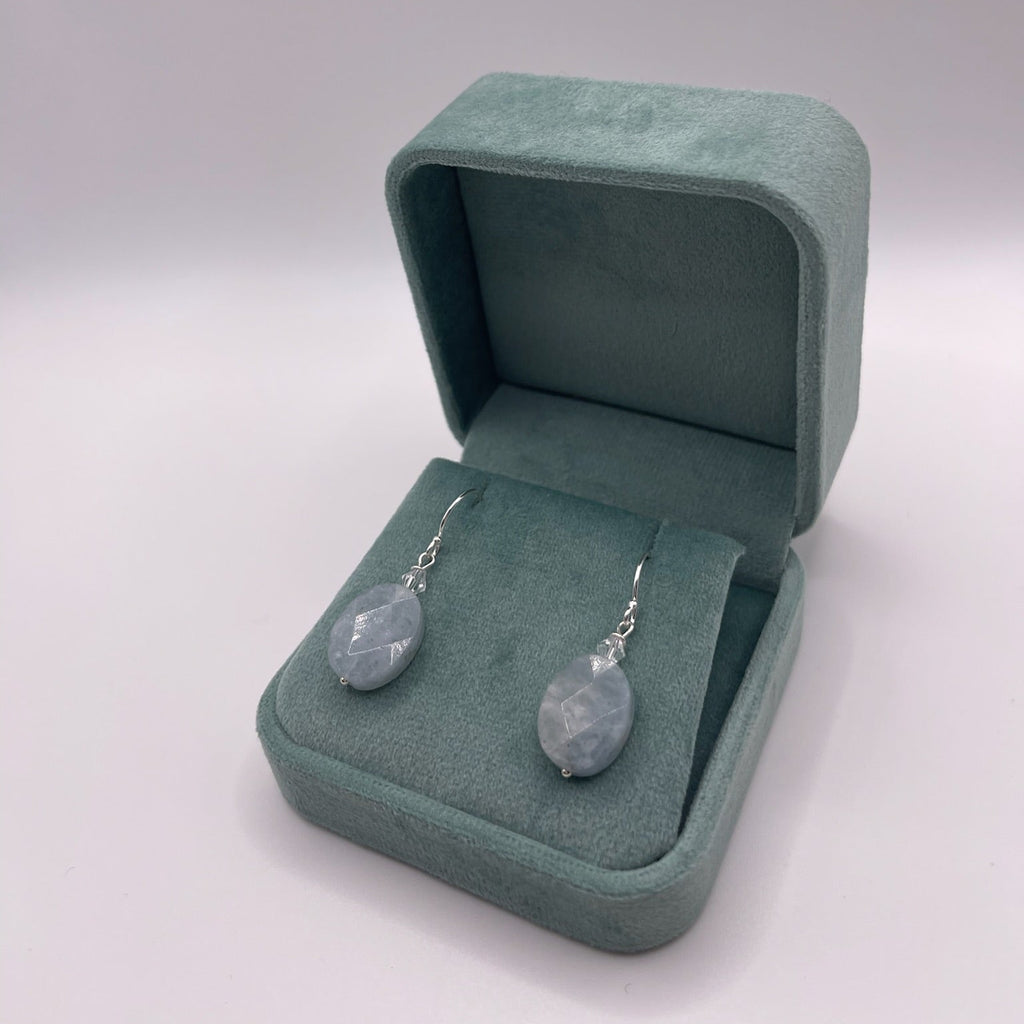 Mist Labradorite Drop Earrings