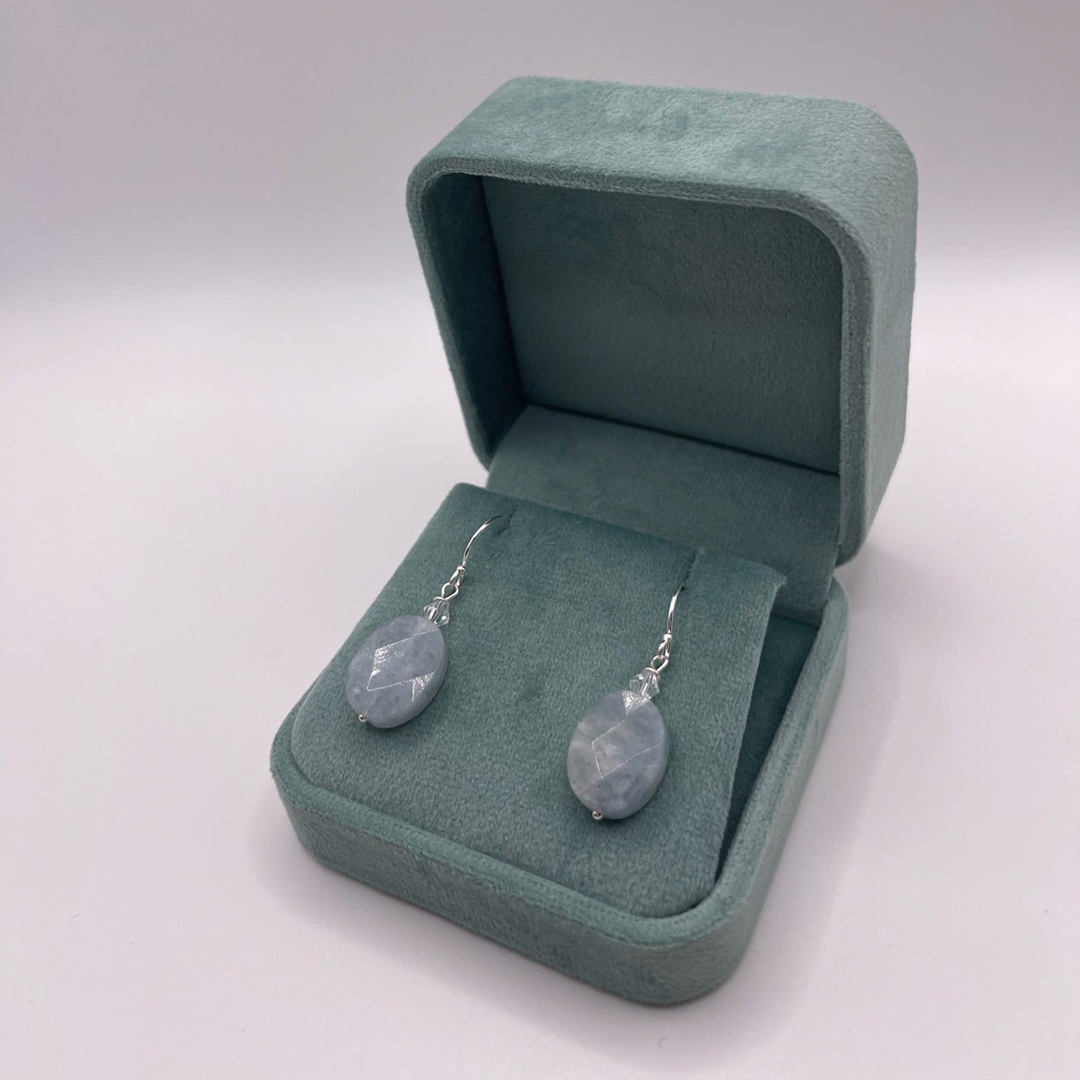 Mist Labradorite Drop Earrings