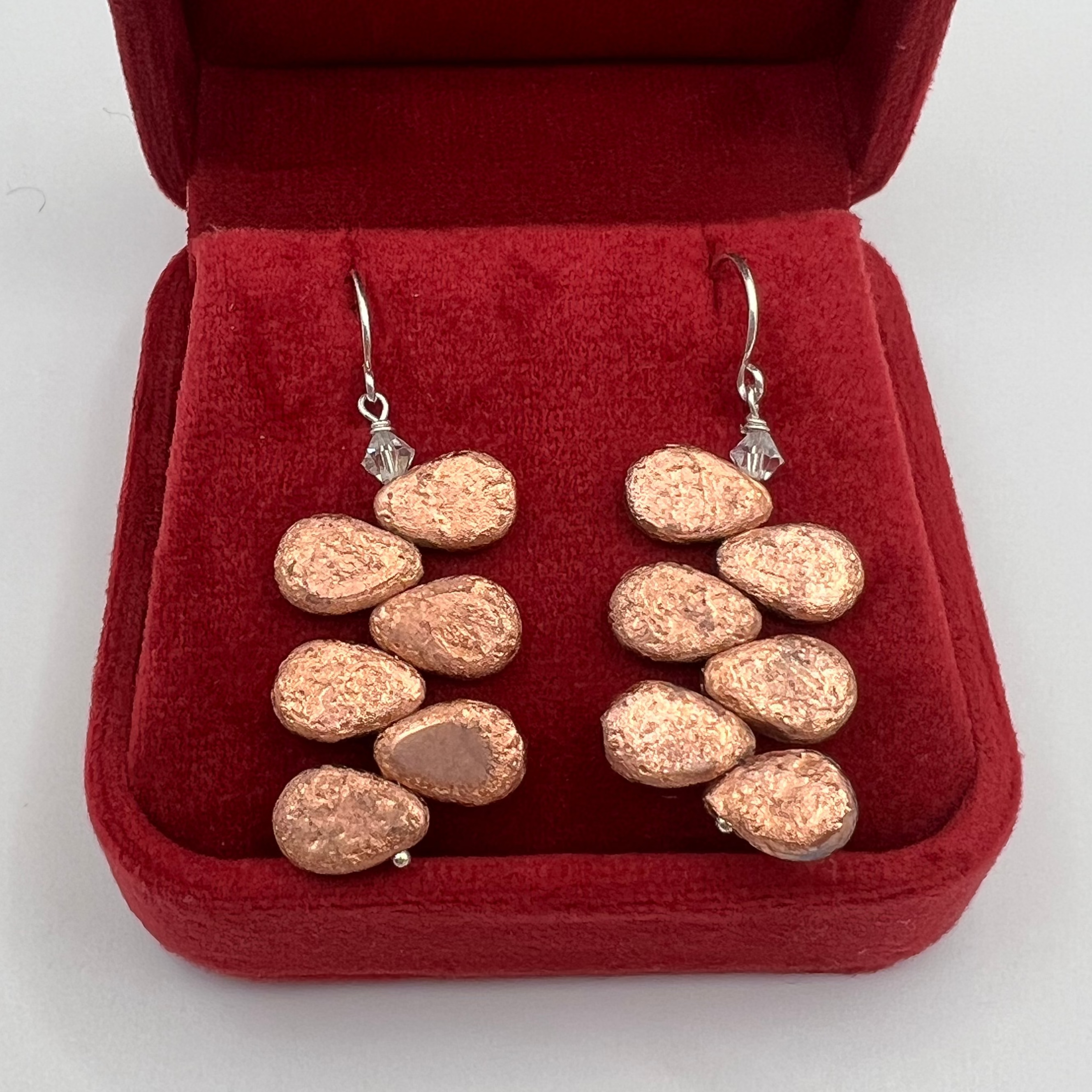 Rose Gold Blossom Earrings