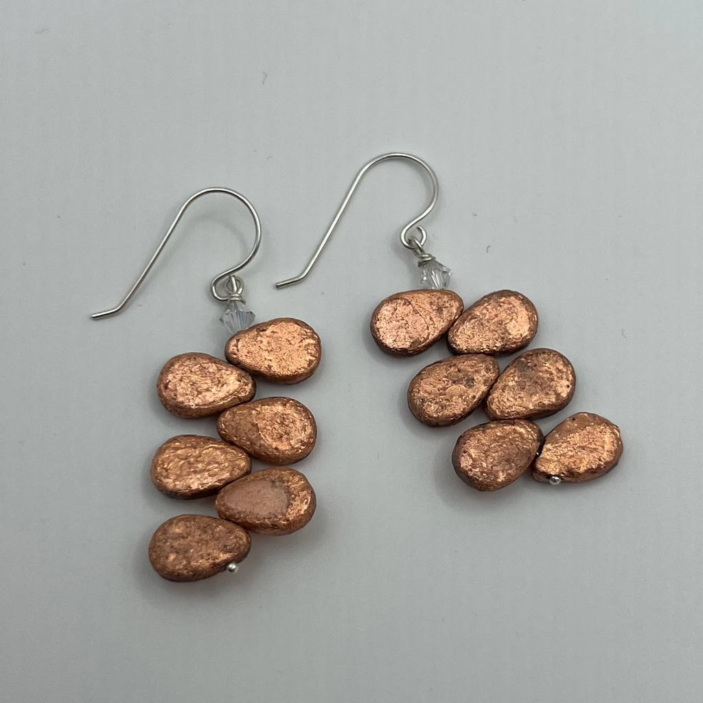 Rose Gold Blossom Earrings